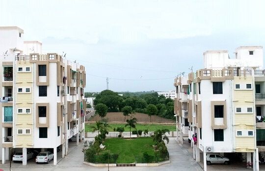 Uma Residency - Real Garden Top View